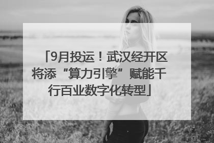 9月投运！武汉经开区将添“算力引擎”赋能千行百业数字化转型