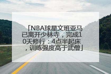 NBA球星文班亚马已离开少林寺，完成10天修行：4点半起床，训练强度高于武僧